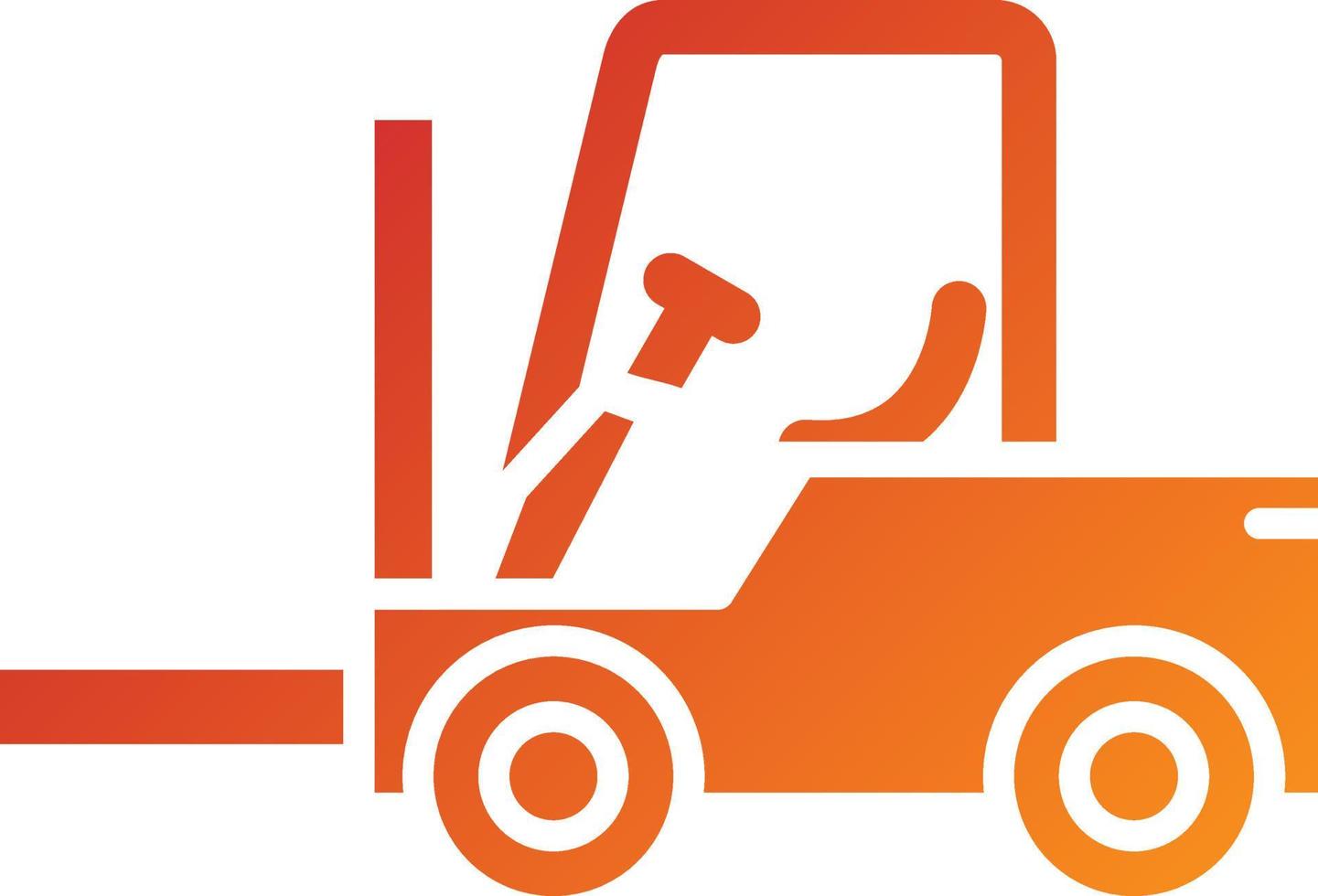 Forklift Icon Style vector