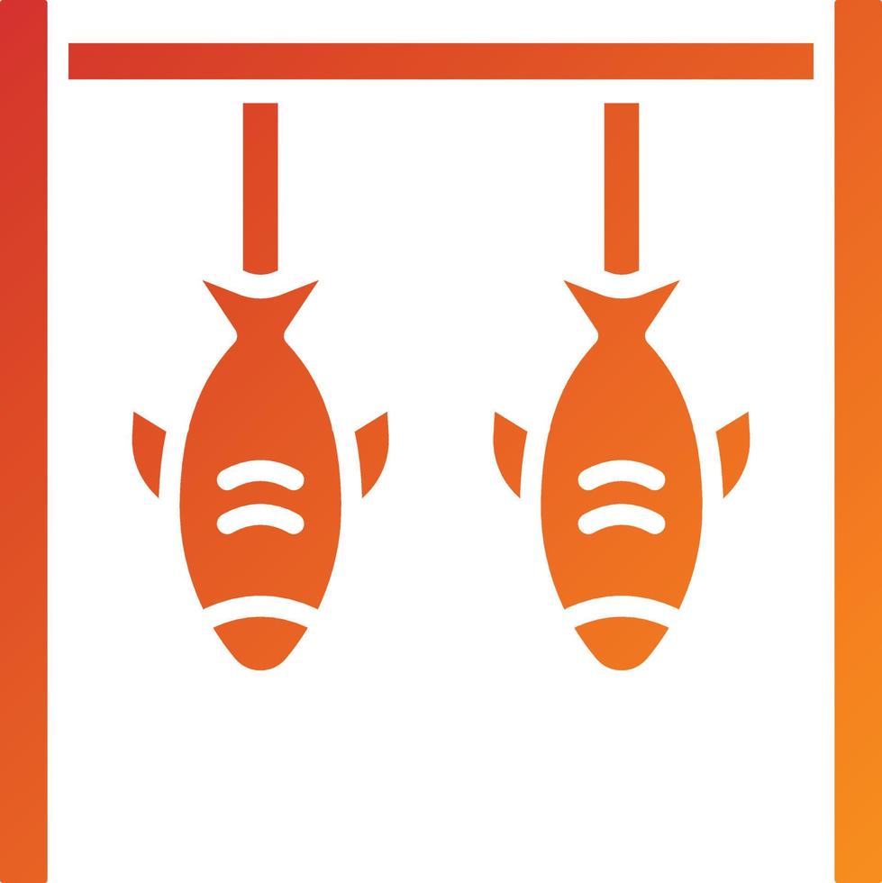 Fish Stringer Icon Style vector