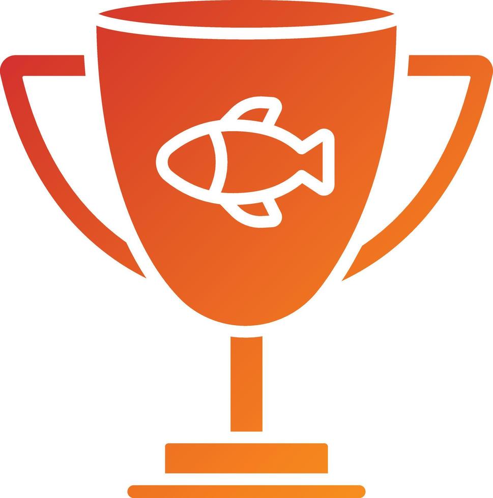 Fishing Competition Icon Style vector