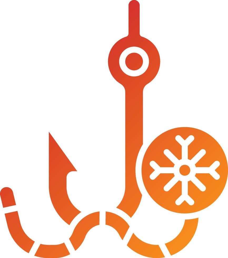 Frozen Bait Icon Style vector
