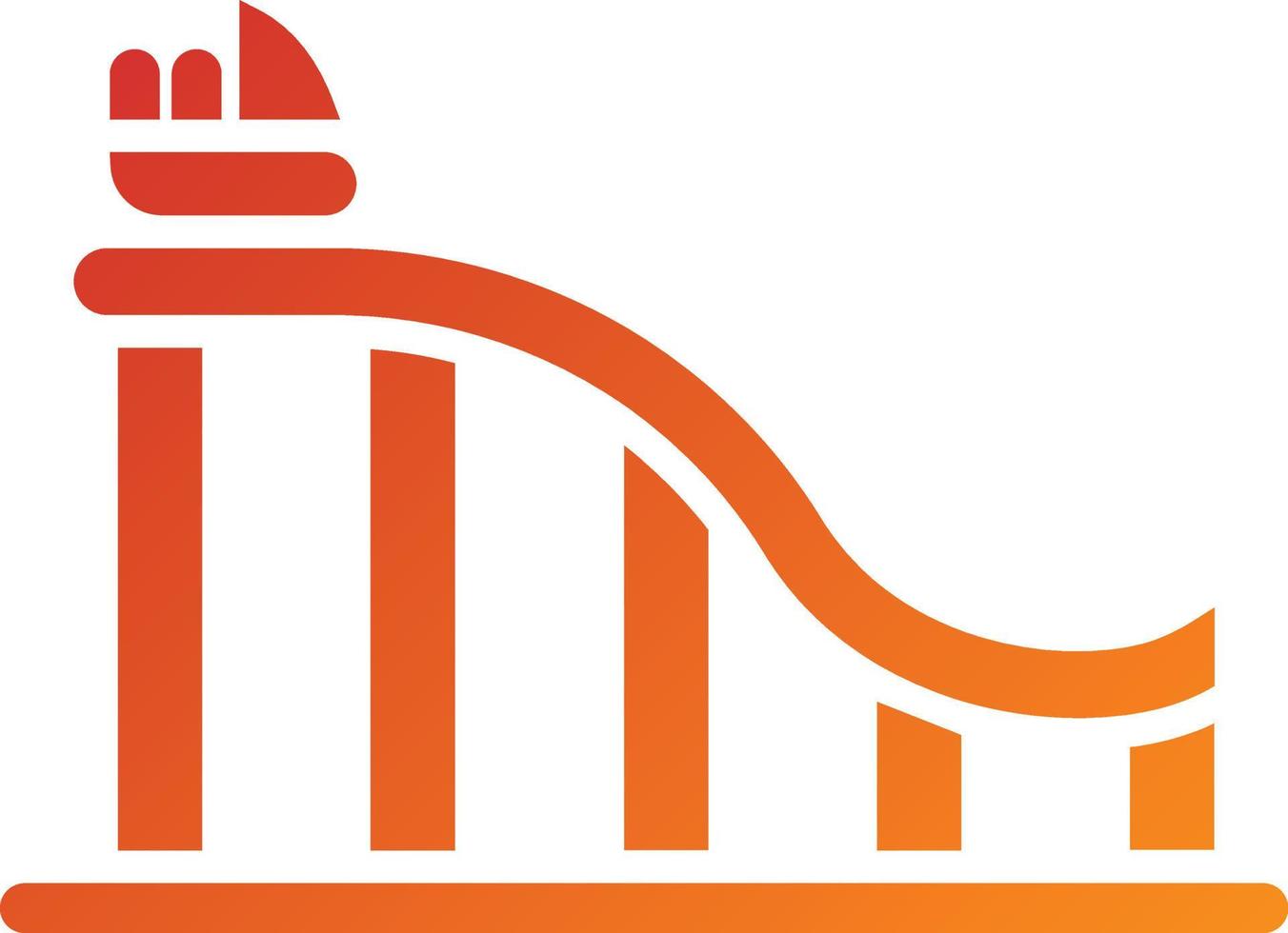Water Coaster Icon Style vector