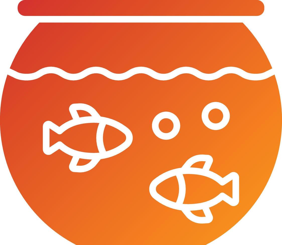 estilo de icono de acuario vector