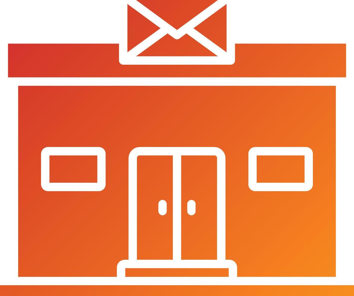 Post Office Icon Style vector