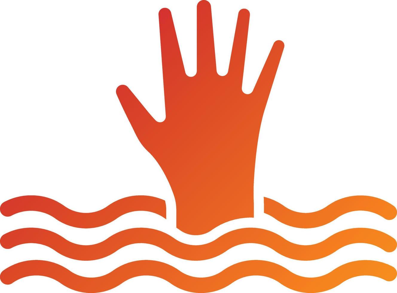 Drown Icon Style vector