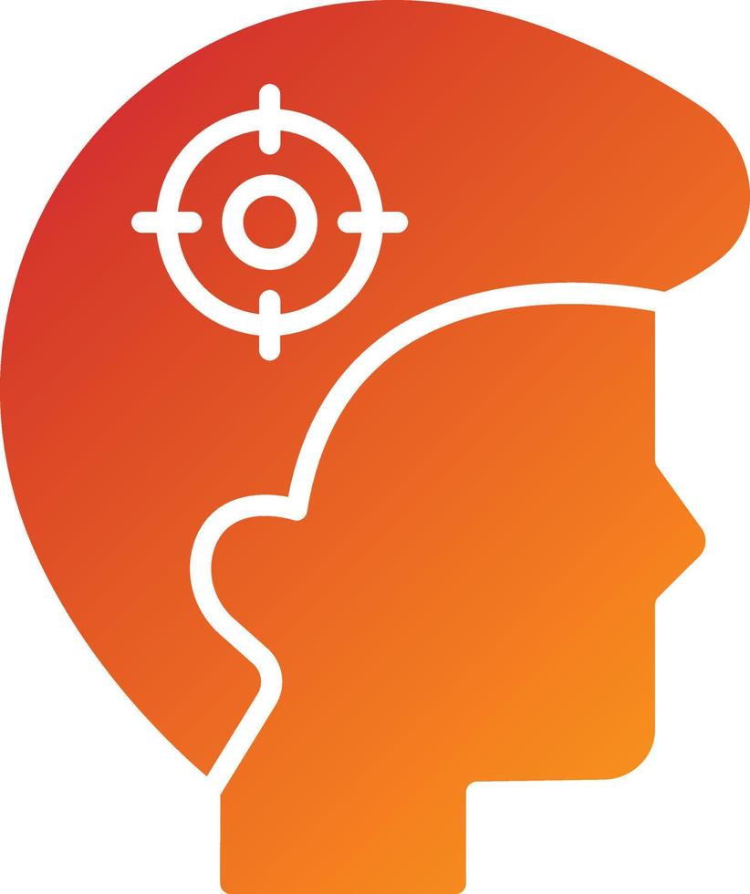 Headshot Icon Style vector
