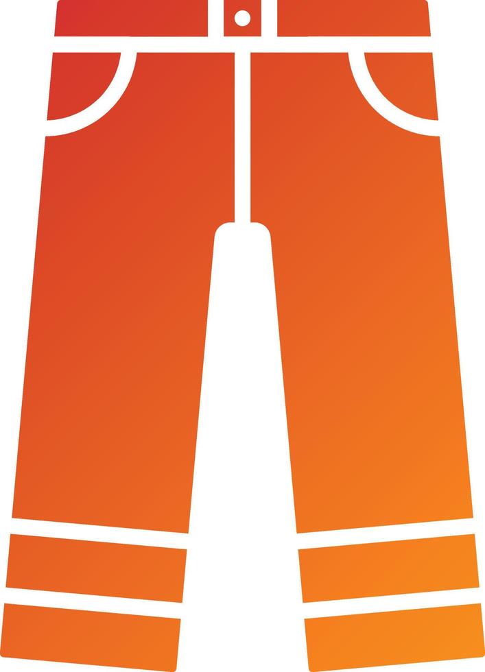 Pants Icon Style vector