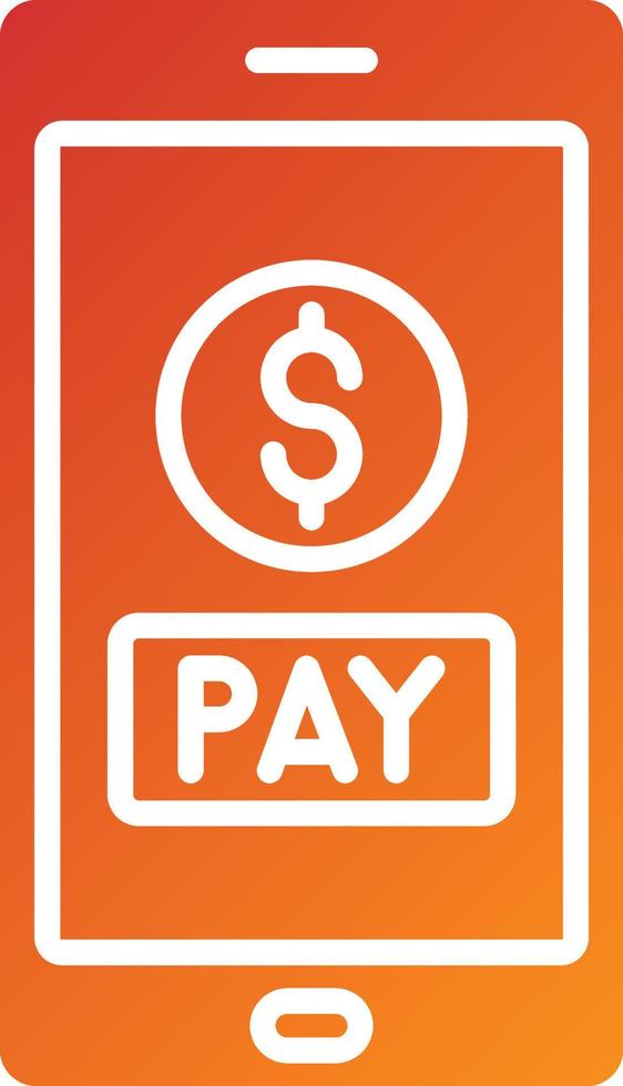 Pay Online Icon Style vector