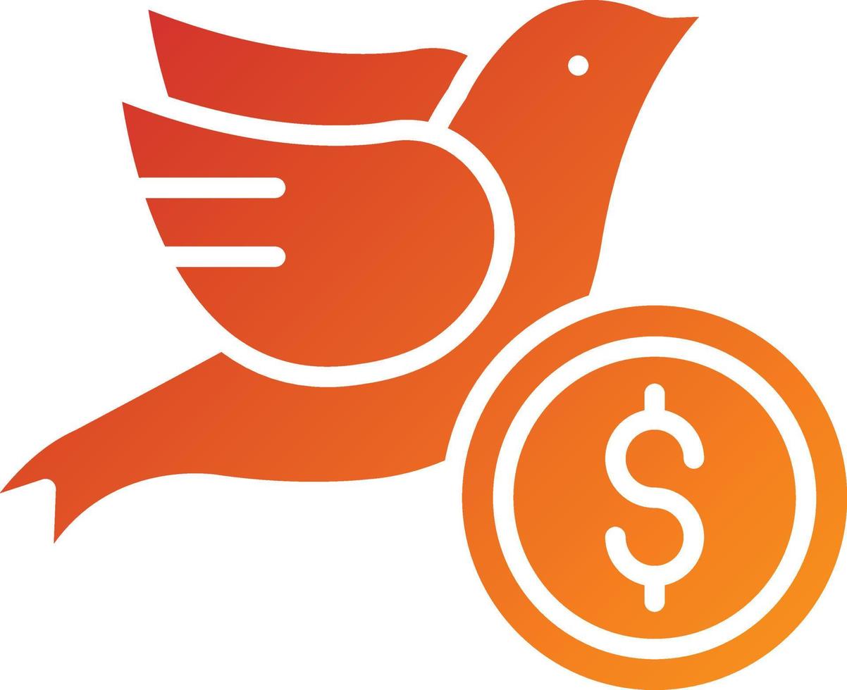 Early Bird Prices Icon Style vector