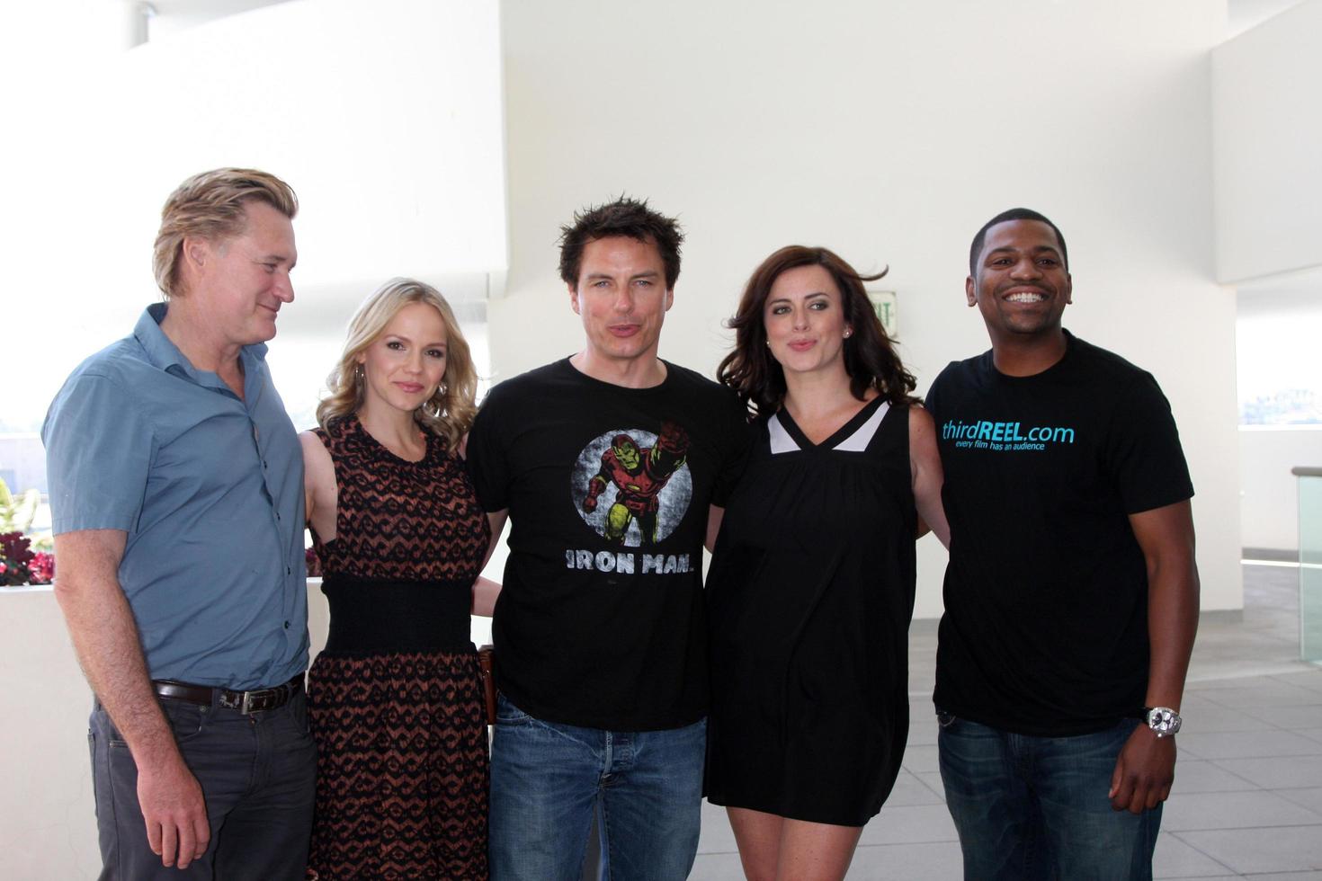 san diego, 22 de julio - bill pullman, alexa havins, john barrowman, eve myles, mekhi phifer en la convención comic-con 2011, día 2 en el centro de convenciones de san diego el 22 de julio de 2010 en san diego, ca foto