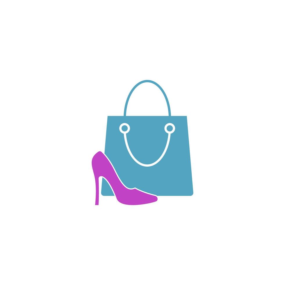 High heels icon logo design vector