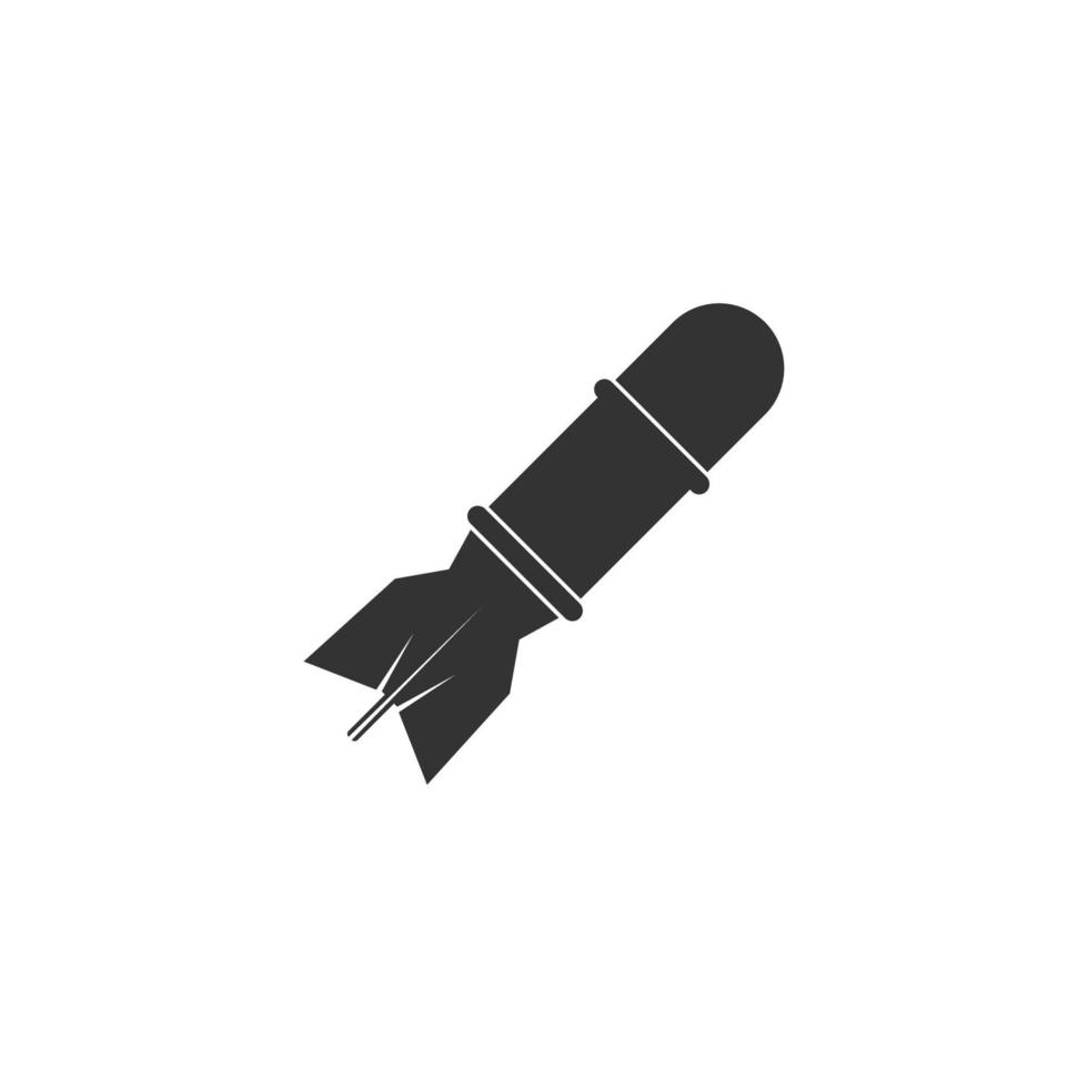 Air bomb icon design vector