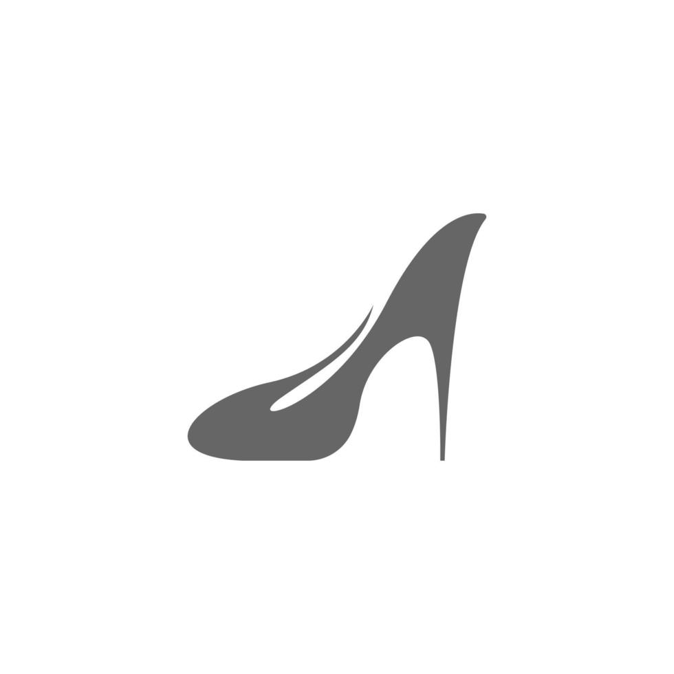 High heels icon logo design vector