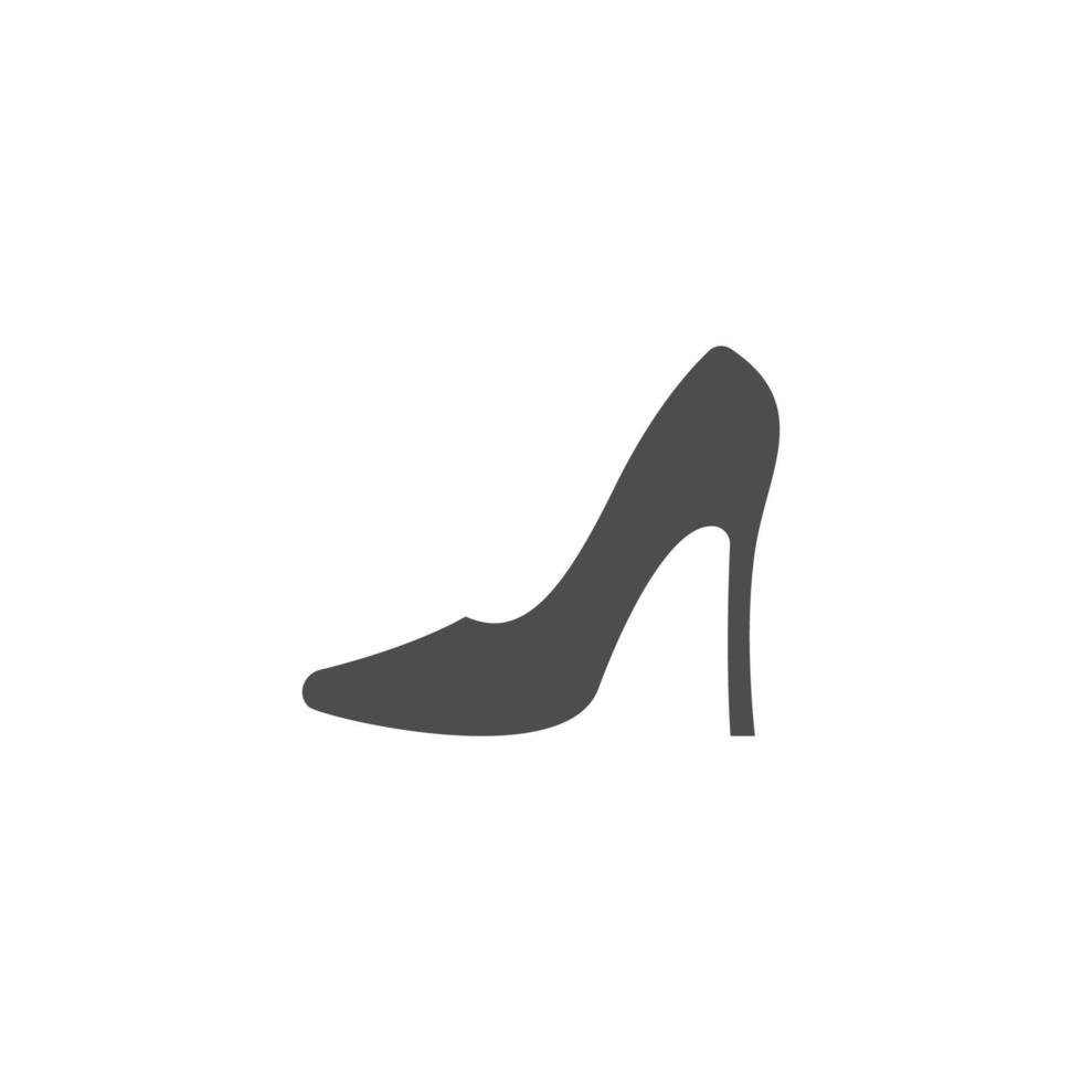 High heels icon logo design vector