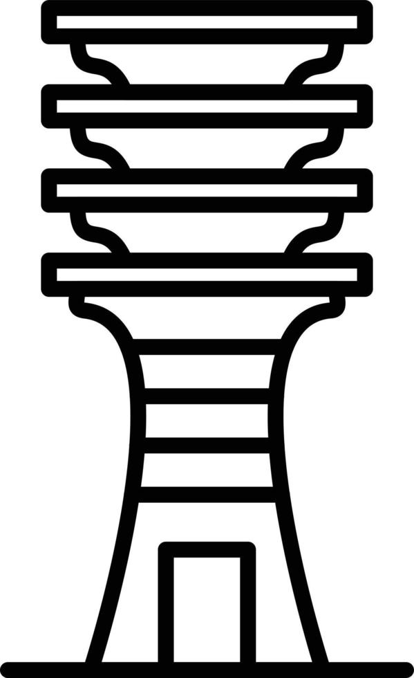 Djed Outline Icon vector