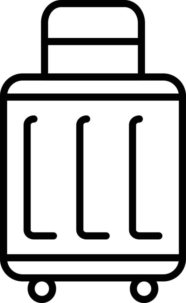 Suitcases Outline Icon vector