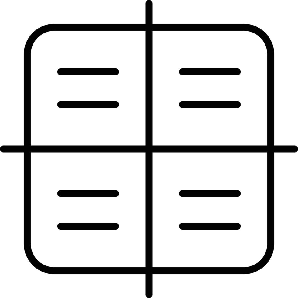 Cmyk Outline Icon vector