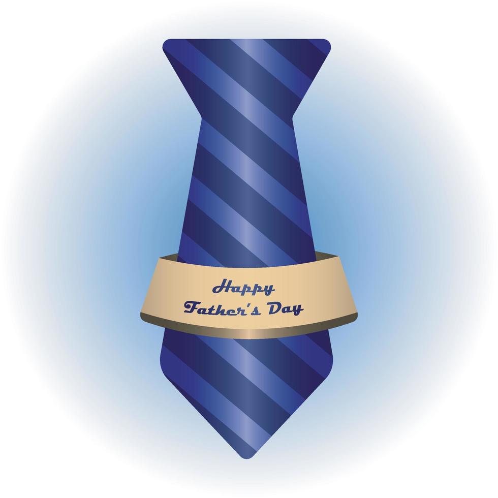 Fathers Day Tie Illustration vector