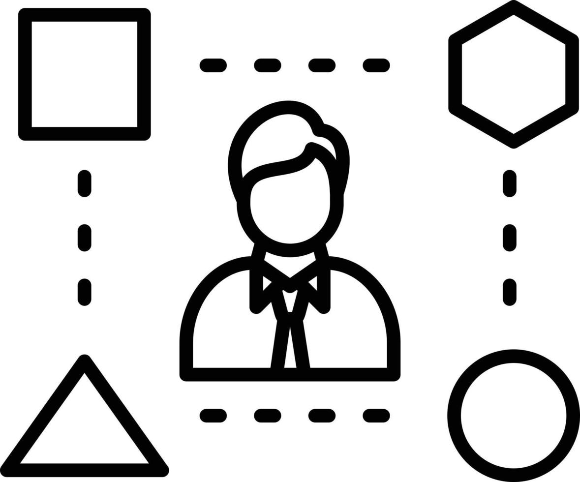 Adaptive Outline Icon vector