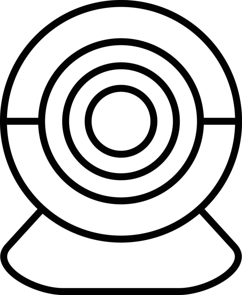 Web Cam Outline Icon vector