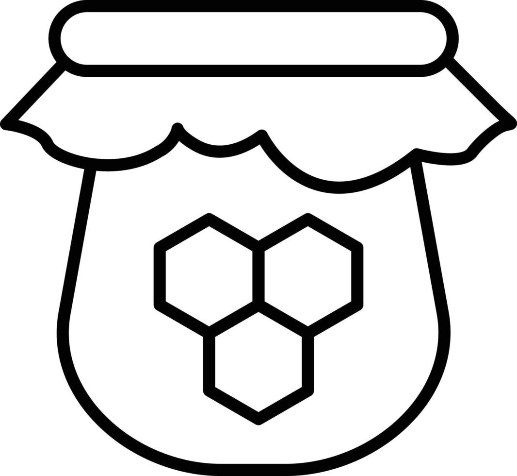 Jam Outline Icon vector