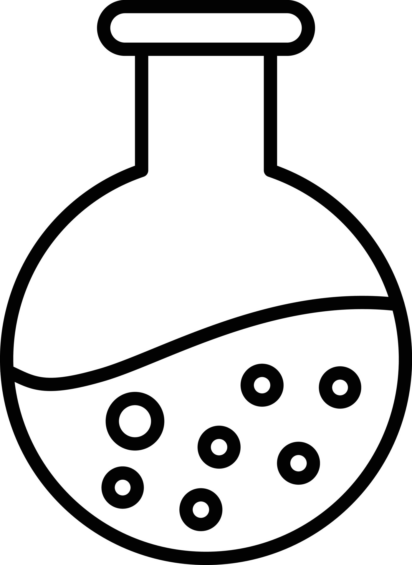 Flask Outline Icon 9242603 Vector Art at Vecteezy