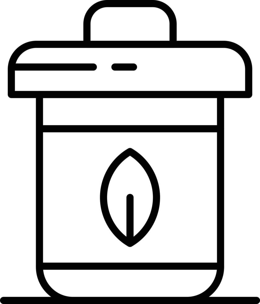 Garbage Outline Icon vector