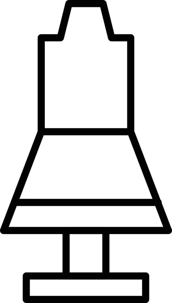 Mannequin Outline Icon vector