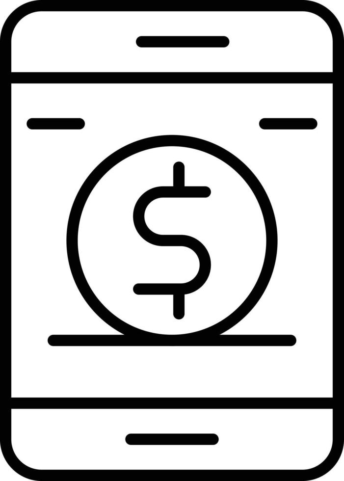 Donation Outline Icon vector
