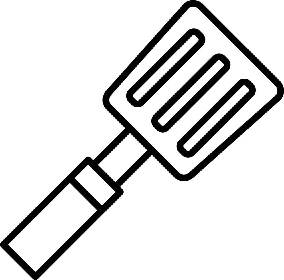 Spatula Outline Icon vector