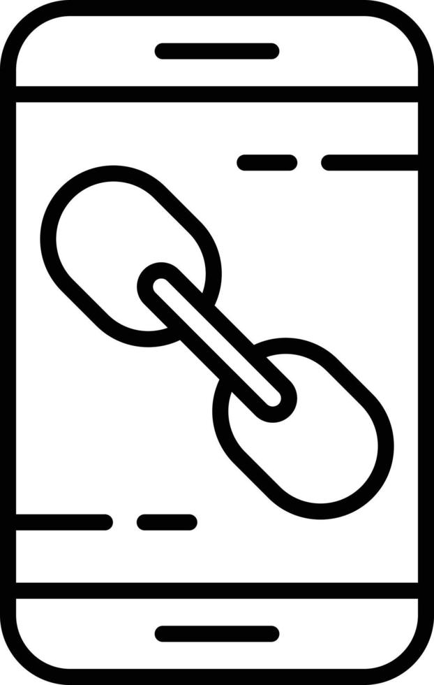 Attach Outline Icon vector