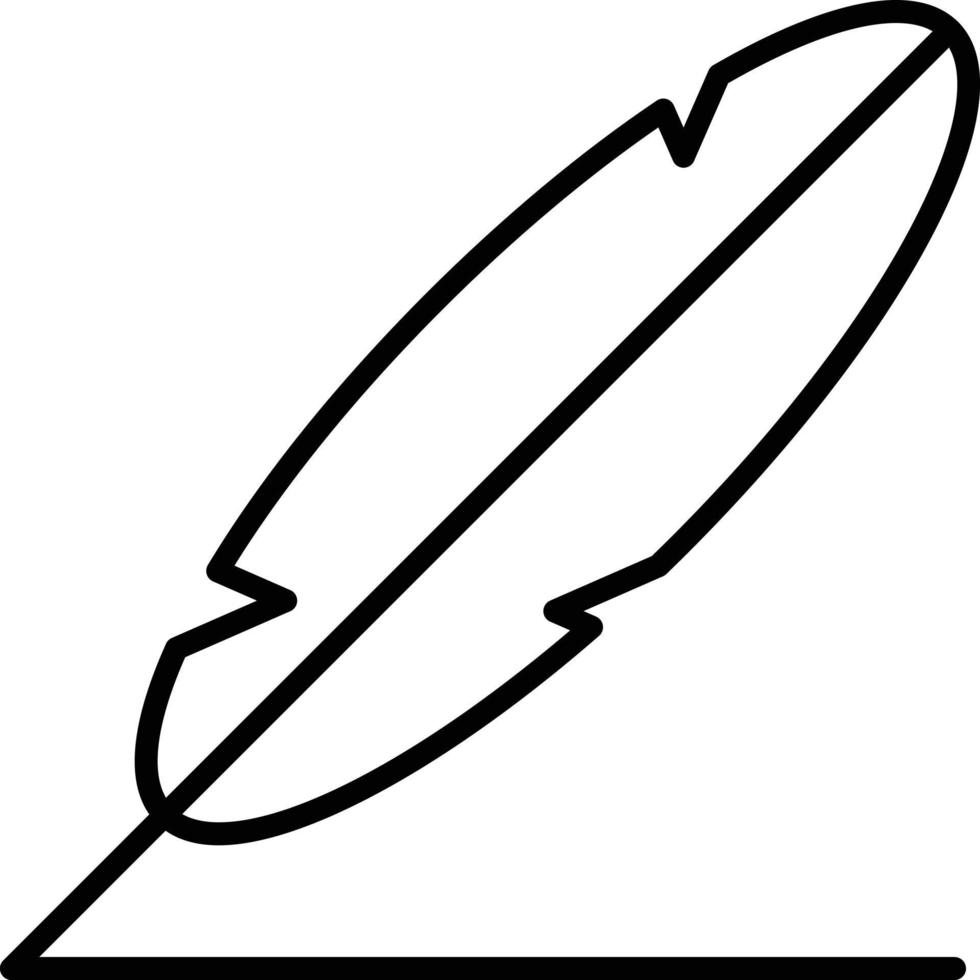 Writer Outline Icon vector