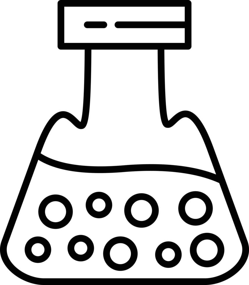 Flask Outline Icon 9244642 Vector Art at Vecteezy