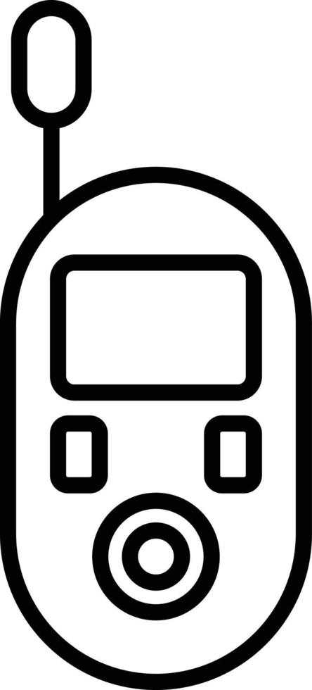 Baby Monitor Outline Icon vector