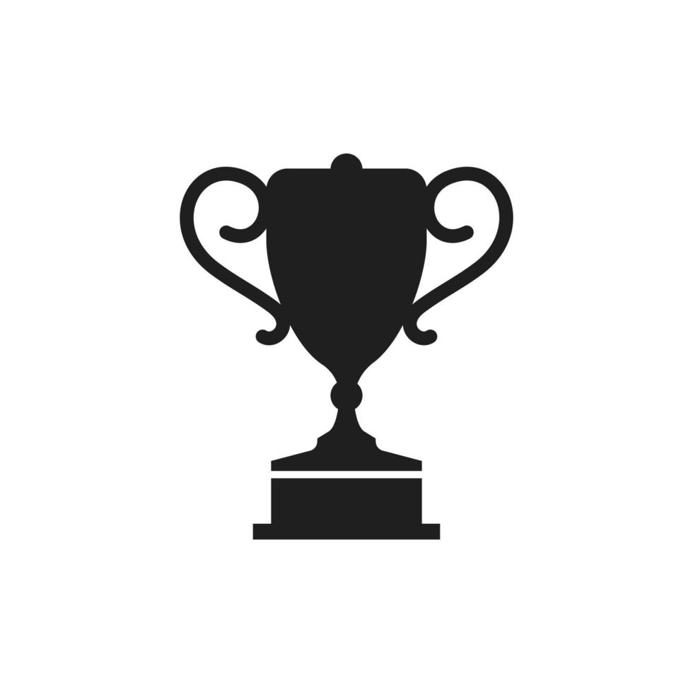 Trophy icon. Trophy Vector design illustration. Trophy symbol of the winner. Trophy icon simple sign.