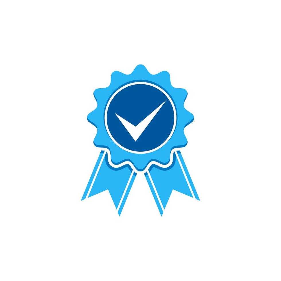 Approval check badge icon. Approval check badge vector design illustration. Approval check badge symbol.