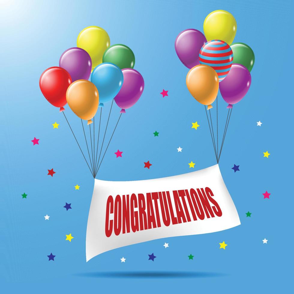 Balloon illustration. Balloon vector. Balloon celebration or congratulation symbol. Balloon simple sign. vector