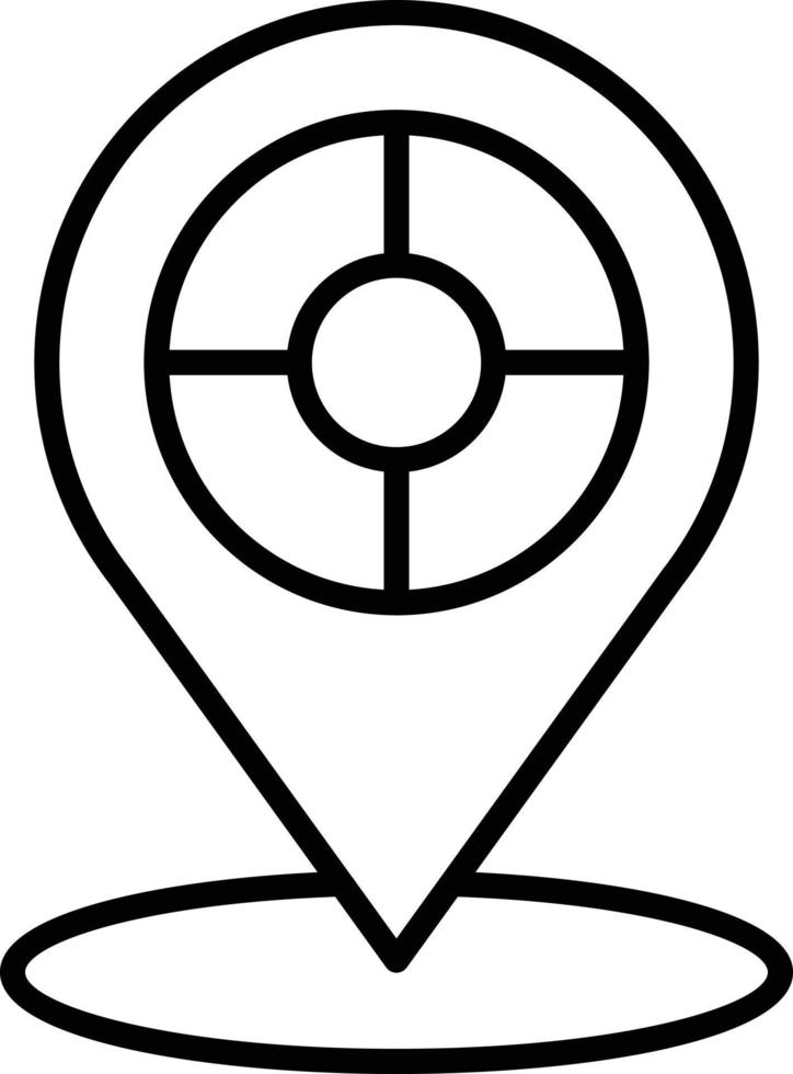 Placeholder Outline Icon vector