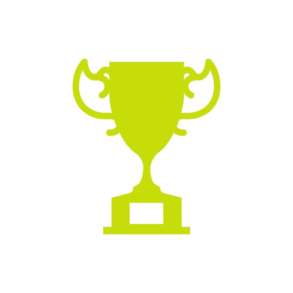 Trophy icon. Trophy Vector design illustration. Trophy symbol of the winner. Trophy icon simple sign.