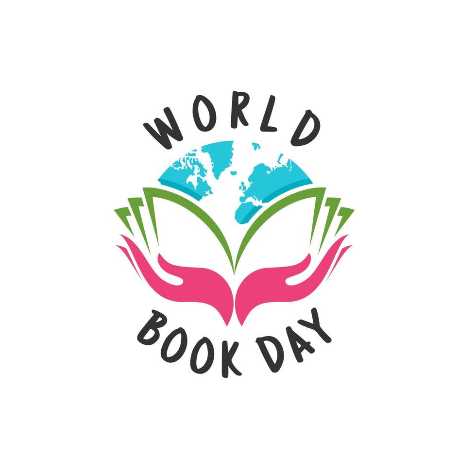 World book day illustration. World book day vector design. World book day symbol. World book day background.