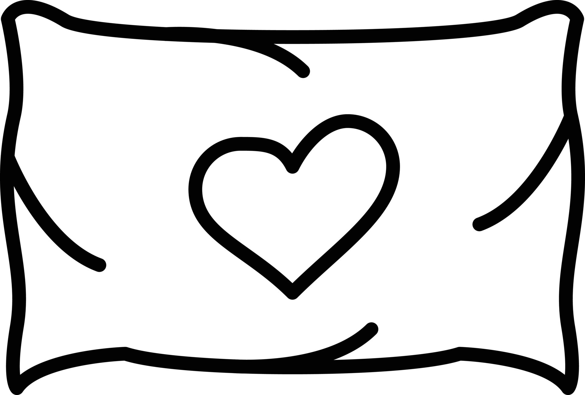 Pillow Outline Icon 9244930 Vector Art at Vecteezy