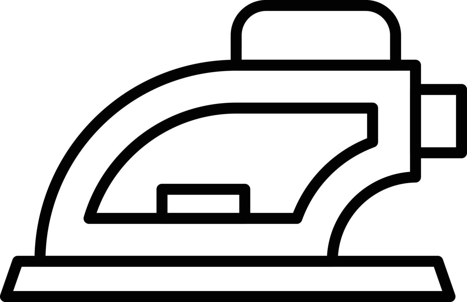 Iron Outline Icon vector