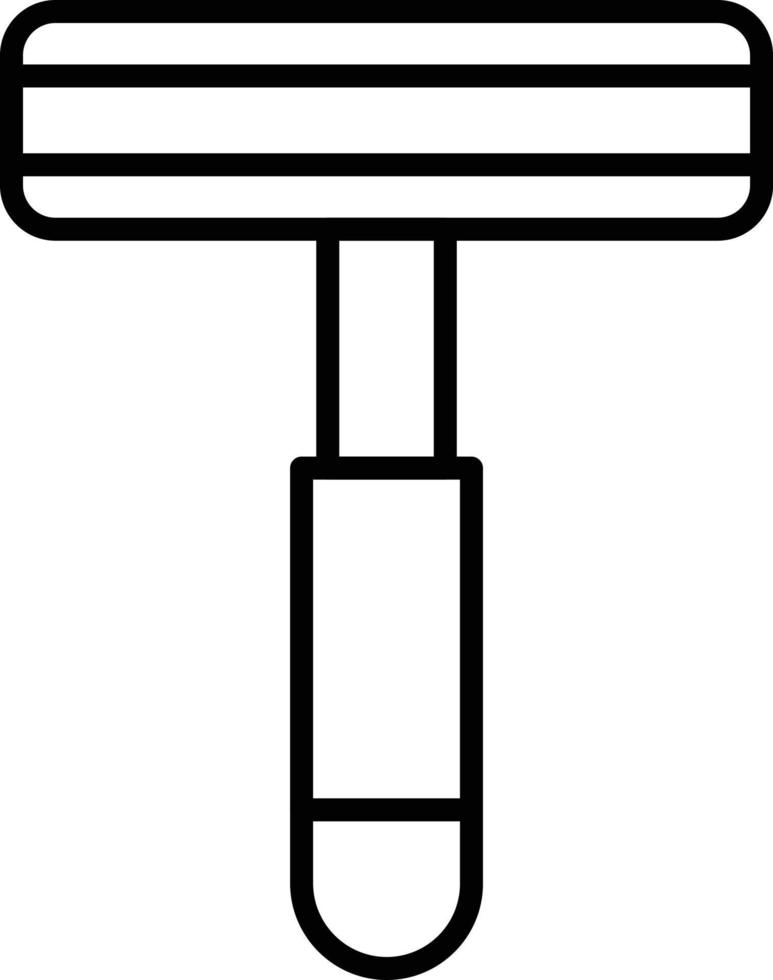 Razor Outline Icon vector