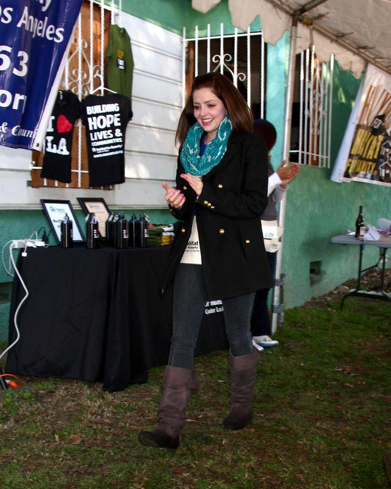 LOS ANGELES, FEB 9 -  Jen Lilley being introduced at the 4th General Hospital Habitat for Humanity Fan Build Day at the 191 E. Marker Street on February 9, 2013 in Long Beach, CA photo