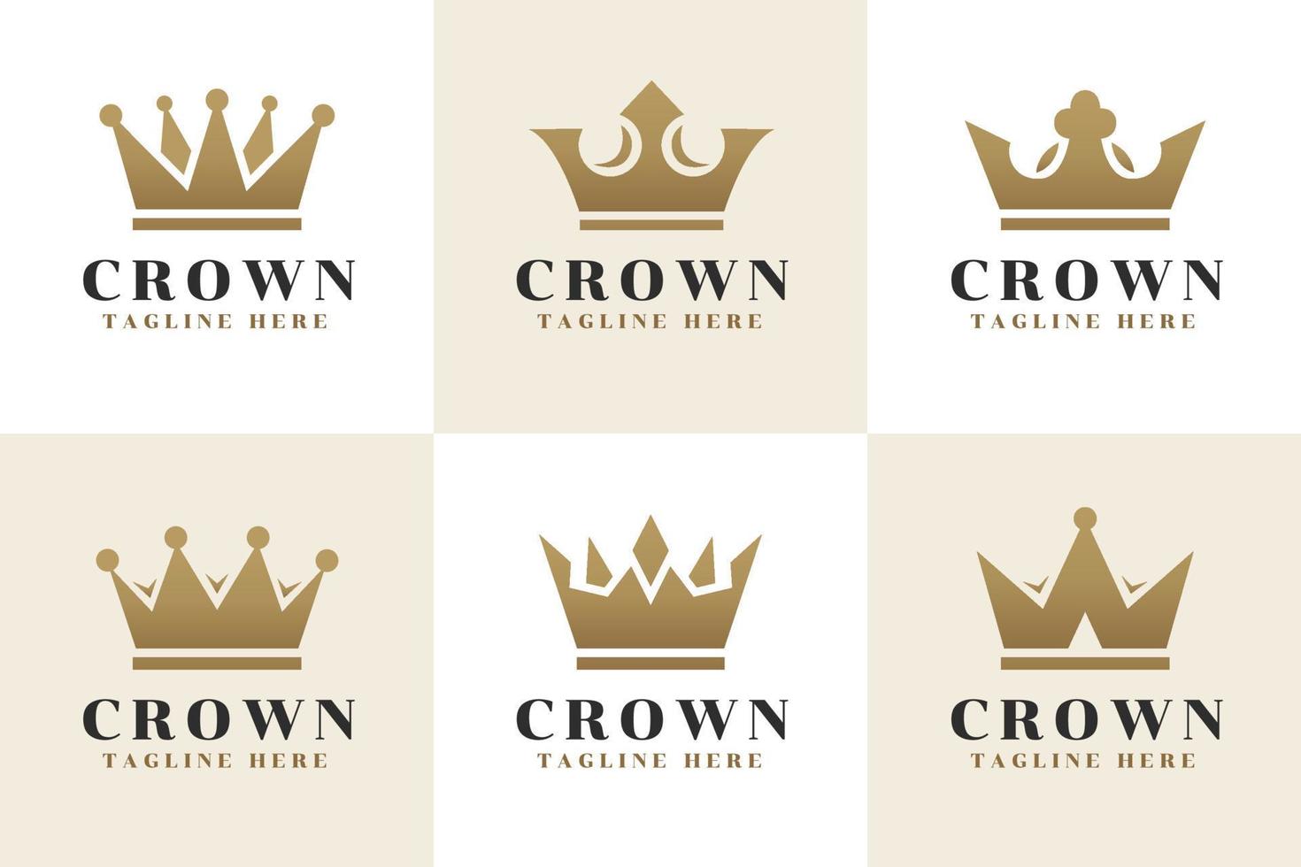 Crown Logo Template vector