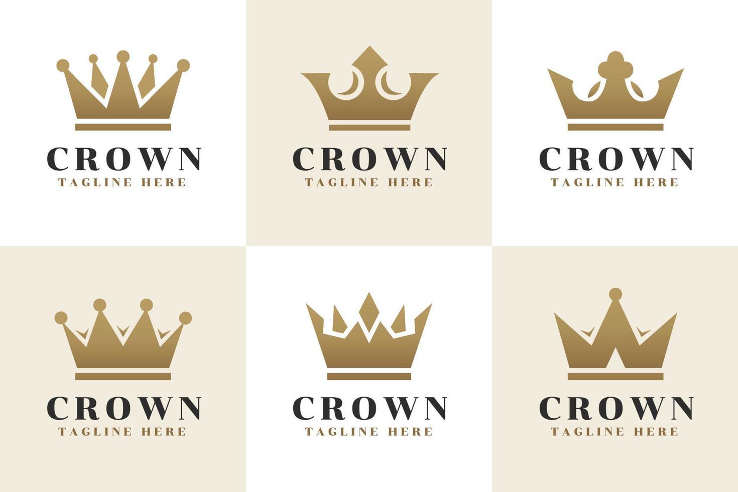 Crown Logo Template vector