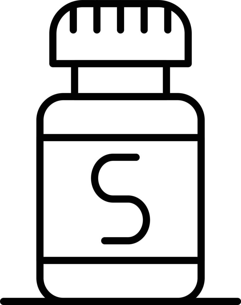Salt Outline Icon vector