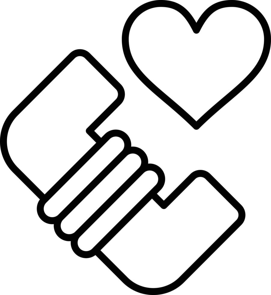 Medical Care Outline Icon vector