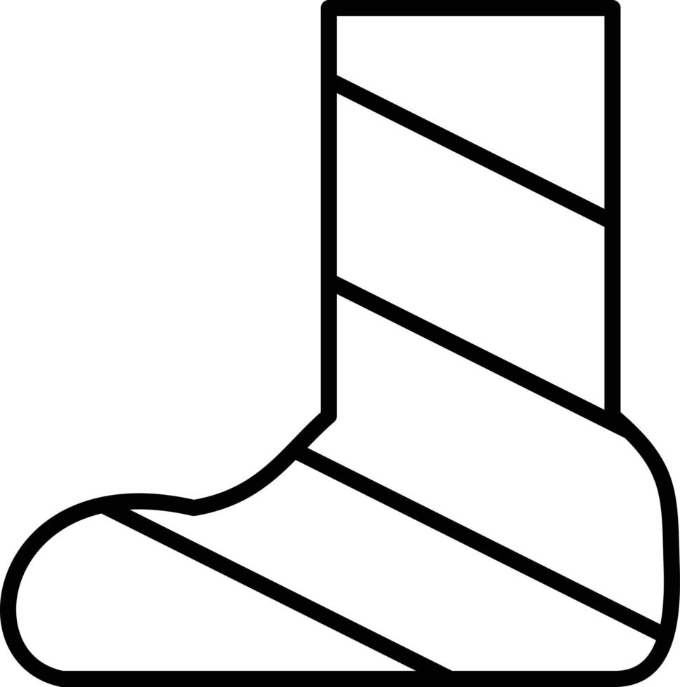 Plaster Outline Icon vector