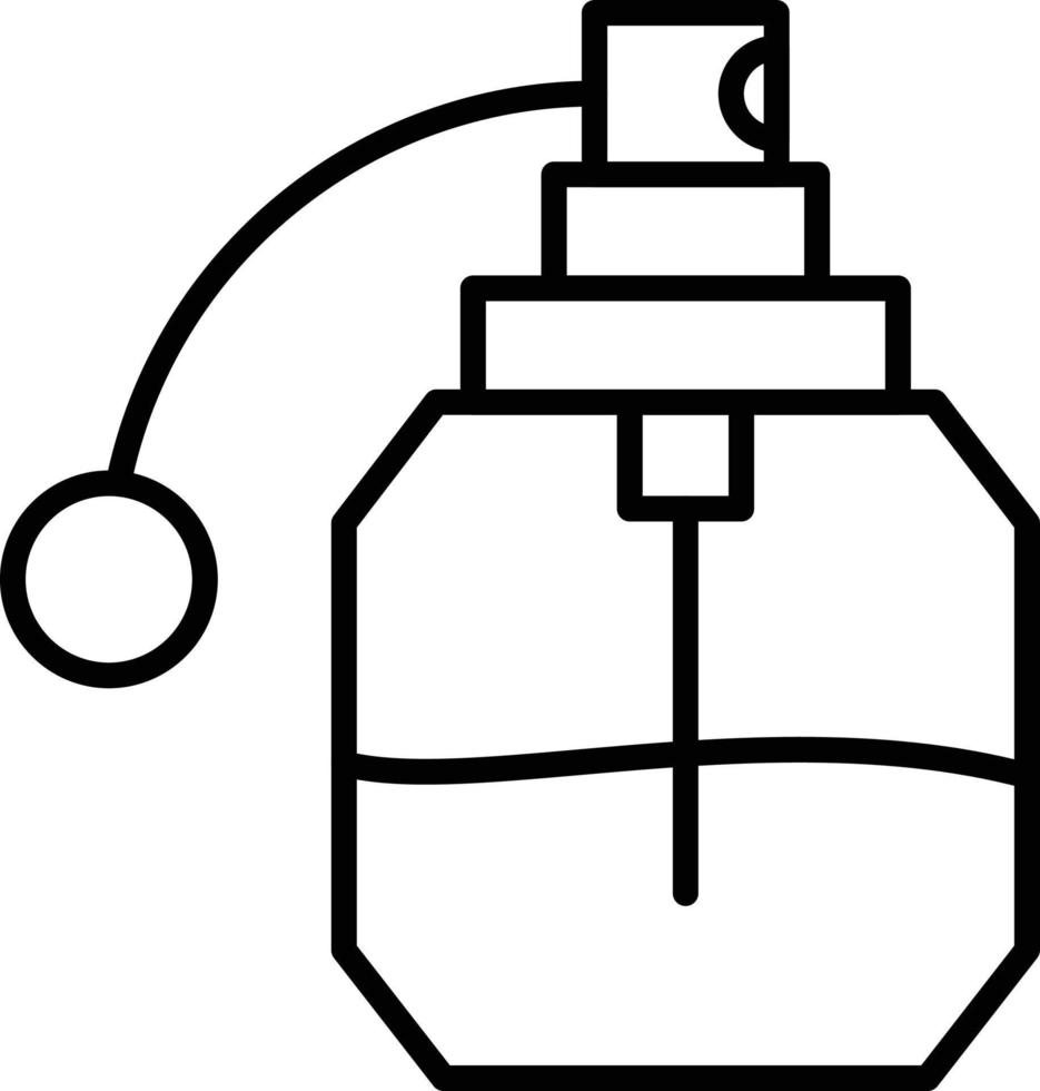 Perfume Outline Icon vector