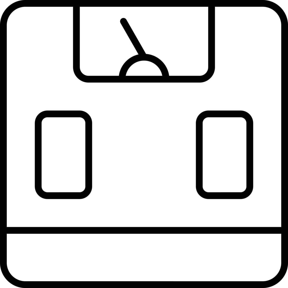 Scale Outline Icon vector